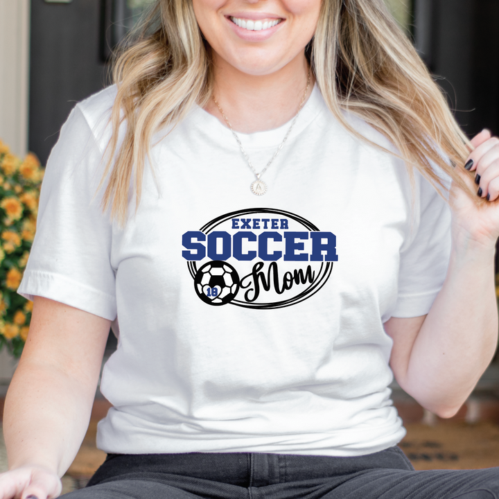 Personalized School Soccer Mom Shirt