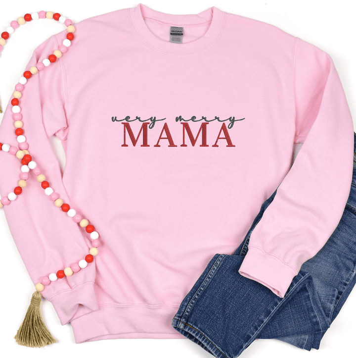 Very Merry Mama Christmas Sweatshirt