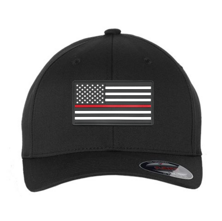 Thin Red Line Patch - Flexfit Cotton Blend Cap