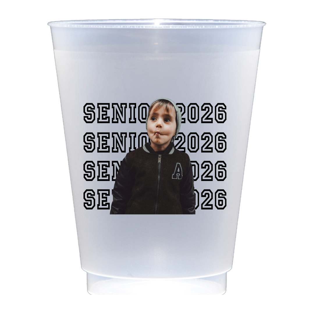 Graduation Frosted Plastic Cups