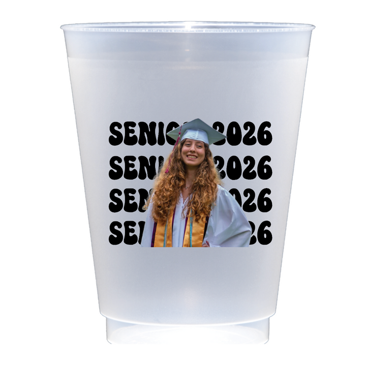 Graduation Frosted Plastic Cups