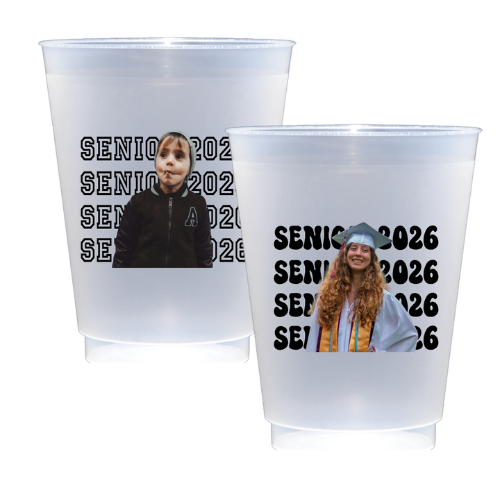 Graduation Frosted Plastic Cups