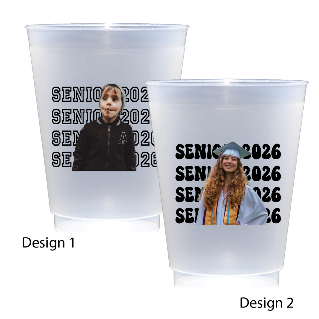 Graduation Frosted Plastic Cups