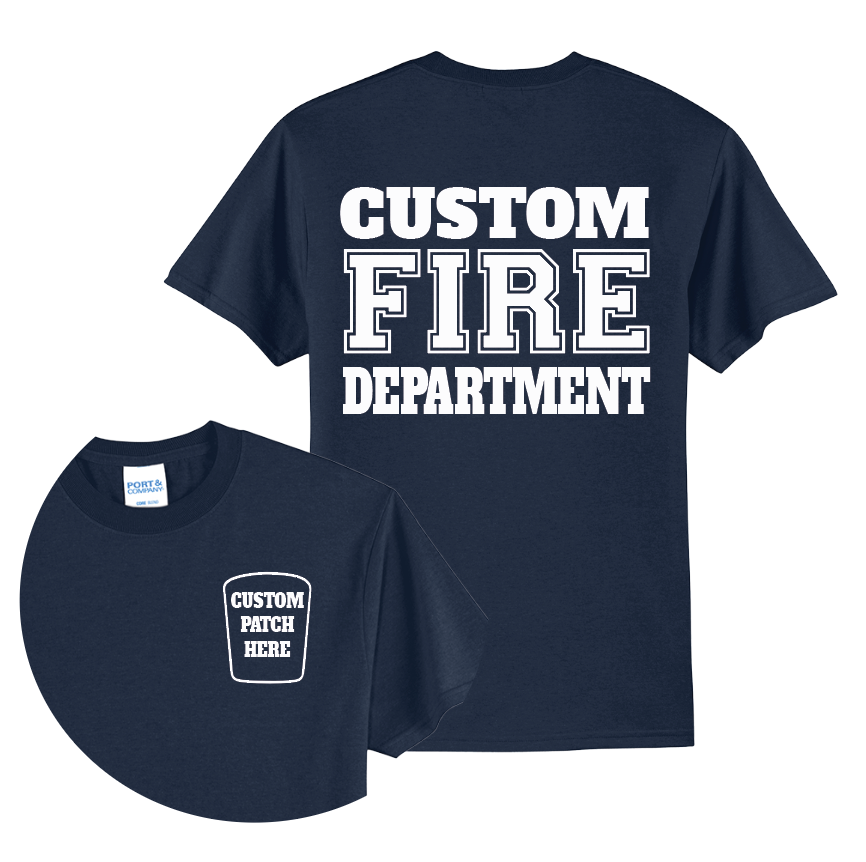 Custom Fire Department Shirt Packs – Upload Your Logo