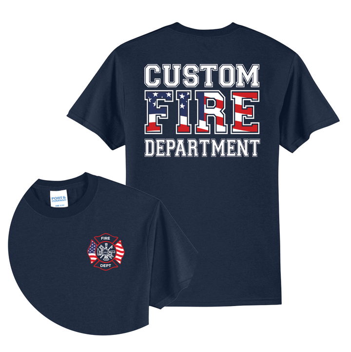 Custom Fire Department Shirt Packs – Upload Your Logo