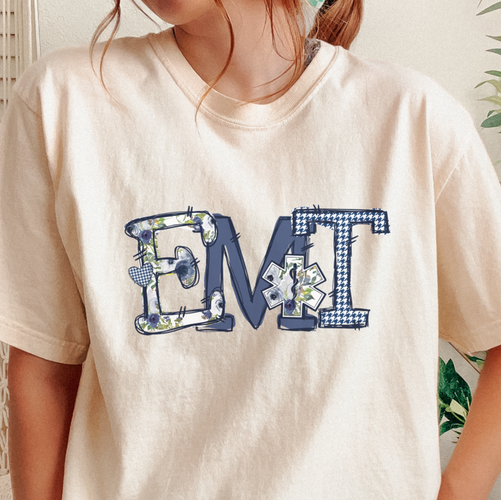 EMT Floral T-Shirt