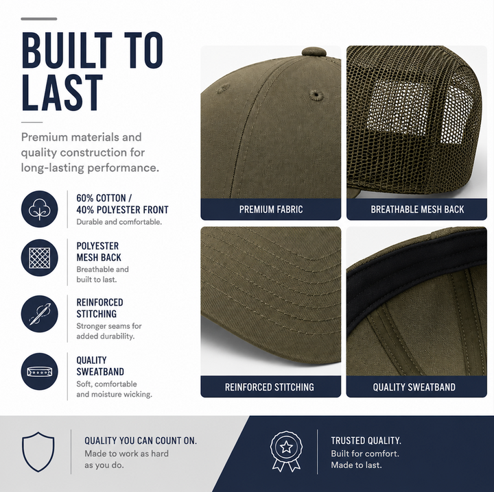 Custom Embroidered Hat — Richardson 112 Trucker