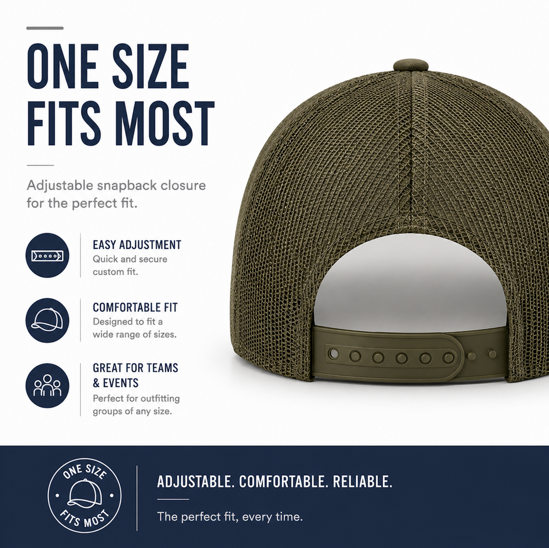 Custom Embroidered Hat — Richardson 112 Trucker