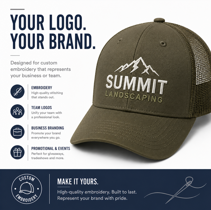 Custom Embroidered Hat — Richardson 112 Trucker