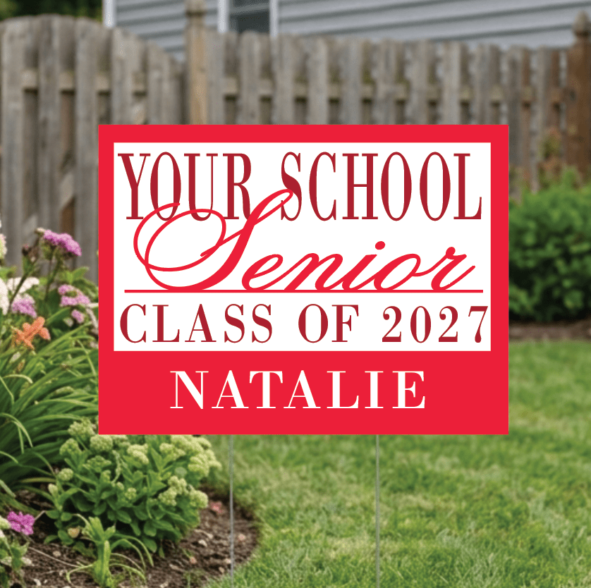 2027 Senior Custom Yard Sign | Class of 2027 Senior Yard Sign