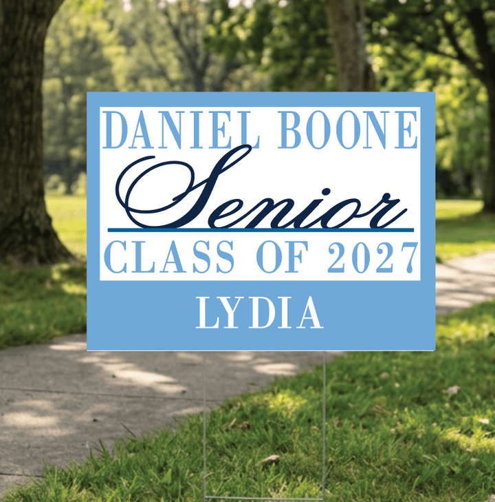 2027 Senior Custom Yard Sign | Class of 2027 Senior Yard Sign