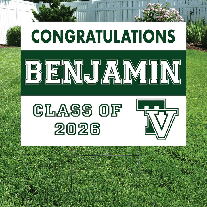 Class of 2026 Twin Valley Senior Yard Signs
