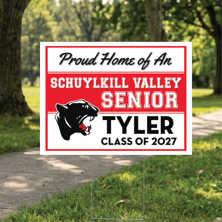 Class of 2027 Schuylkill Valley Senior Yard Signs