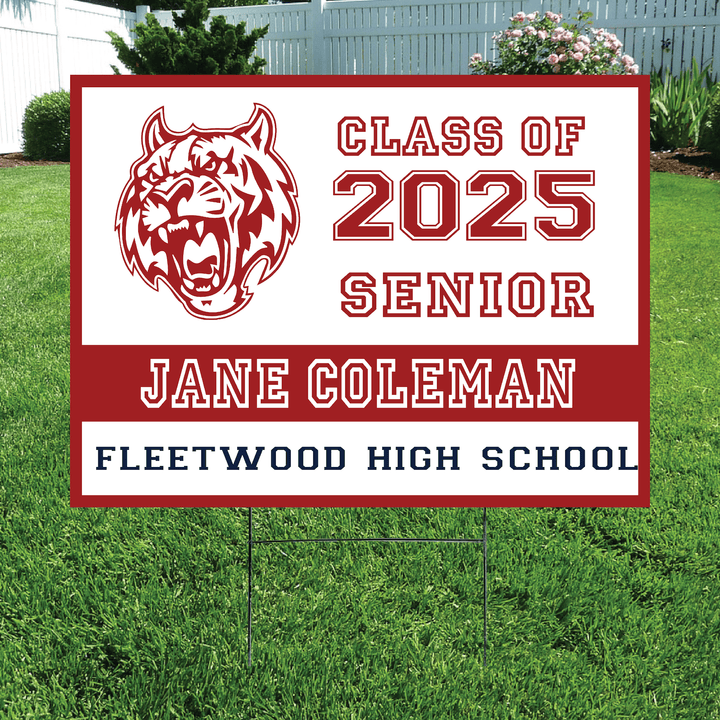 Class of 2026 Fleetwood Senior Yard Signs