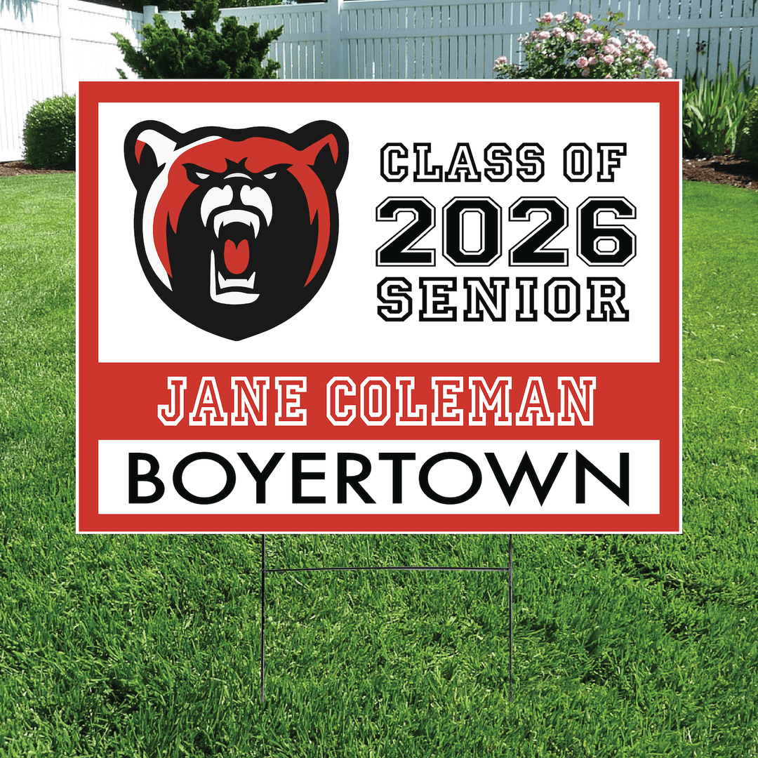 Class of 2026 Boyertown Senior Yard Signs