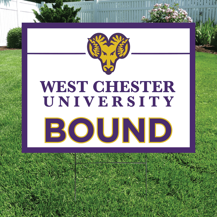 College Bound Mascot Yard Sign
