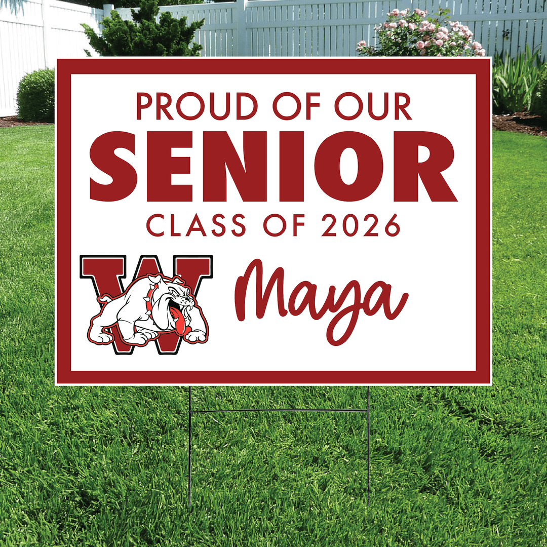 Class of 2026 Wilson Senior Yard Signs