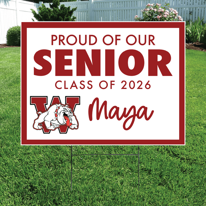 Class of 2026 Wilson Senior Yard Signs