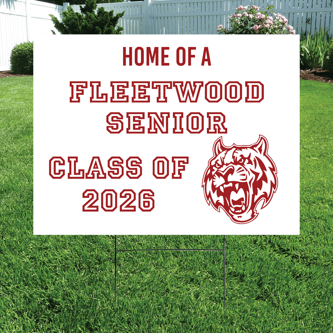 Class of 2026 Fleetwood Senior Yard Signs