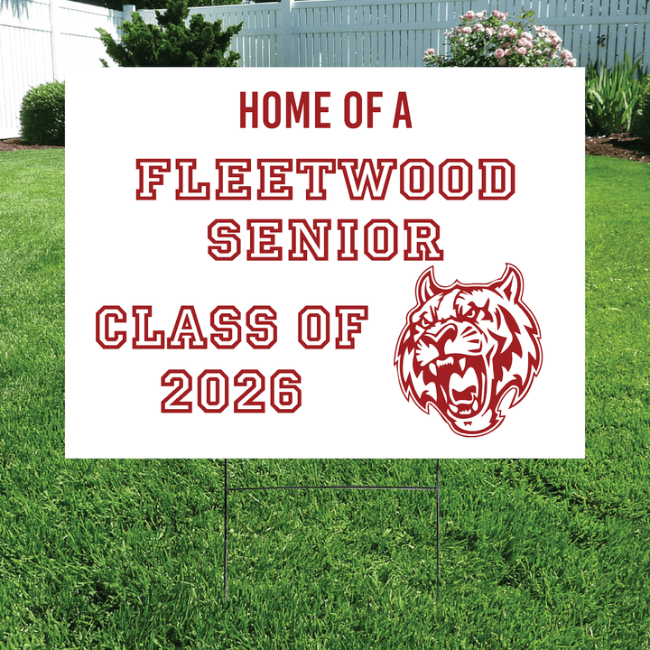 Class of 2026 Fleetwood Senior Yard Signs