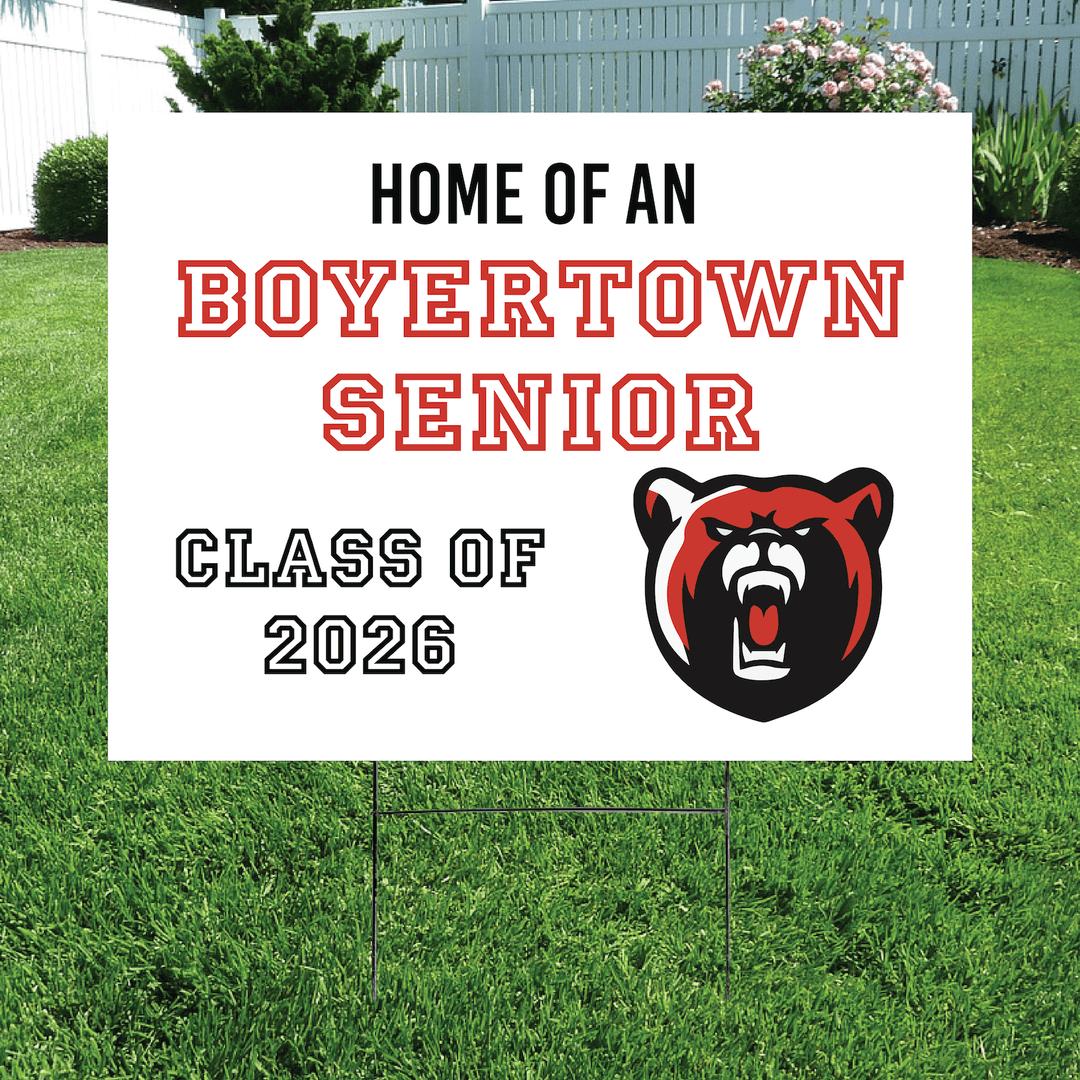 Class of 2026 Boyertown Senior Yard Signs
