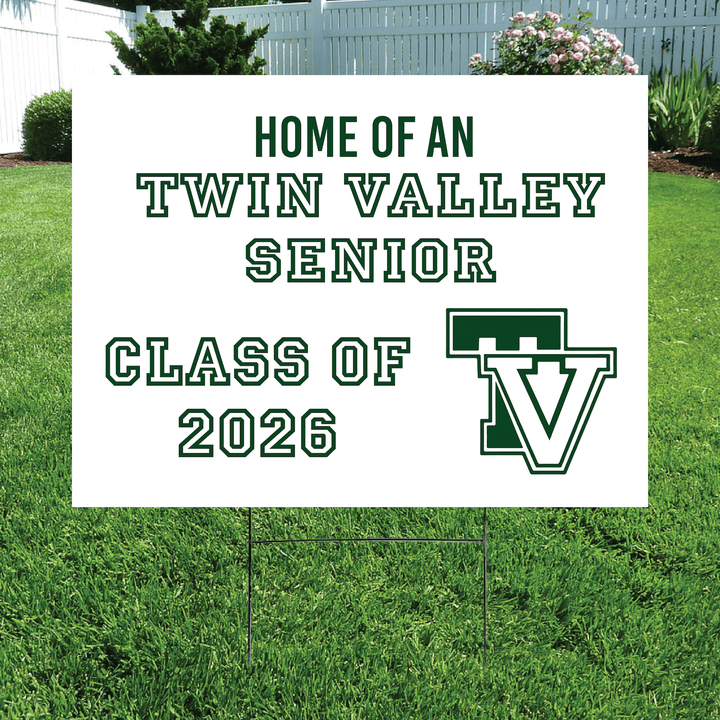 Class of 2026 Twin Valley Senior Yard Signs