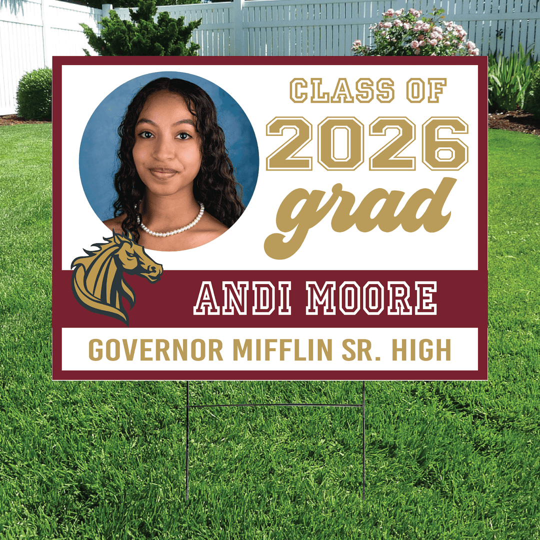Class of 2026 Governor Mifflin Graduate Yard Signs