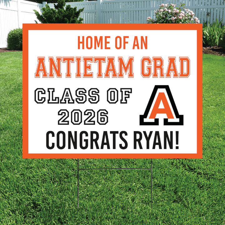 Class of 2026 Antietam Graduate Yard Signs