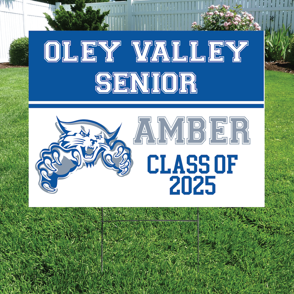 Class of 2025 Oley Valley Senior Yard Signs