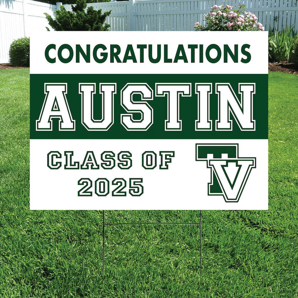 Class of 2025 Twin Valley Senior Yard Signs