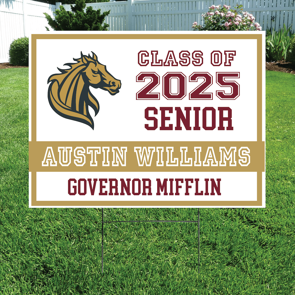 Class of 2025 Governor Mifflin Senior Yard Signs