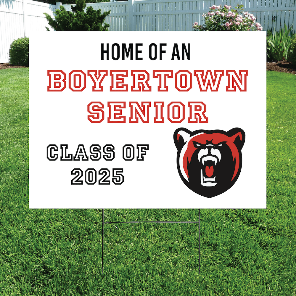 Class of 2025 Boyertown Senior Yard Signs