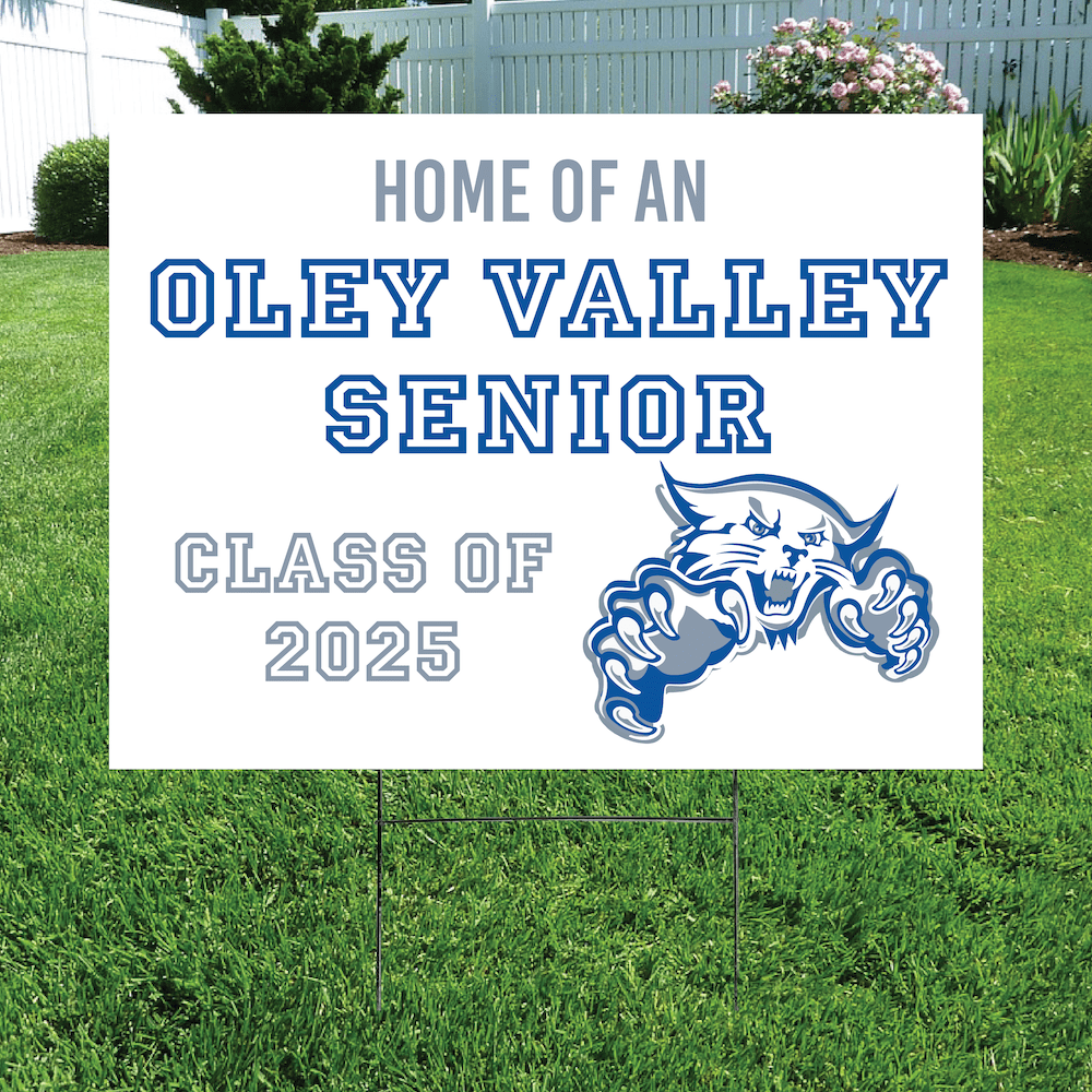 Class of 2025 Oley Valley Senior Yard Signs