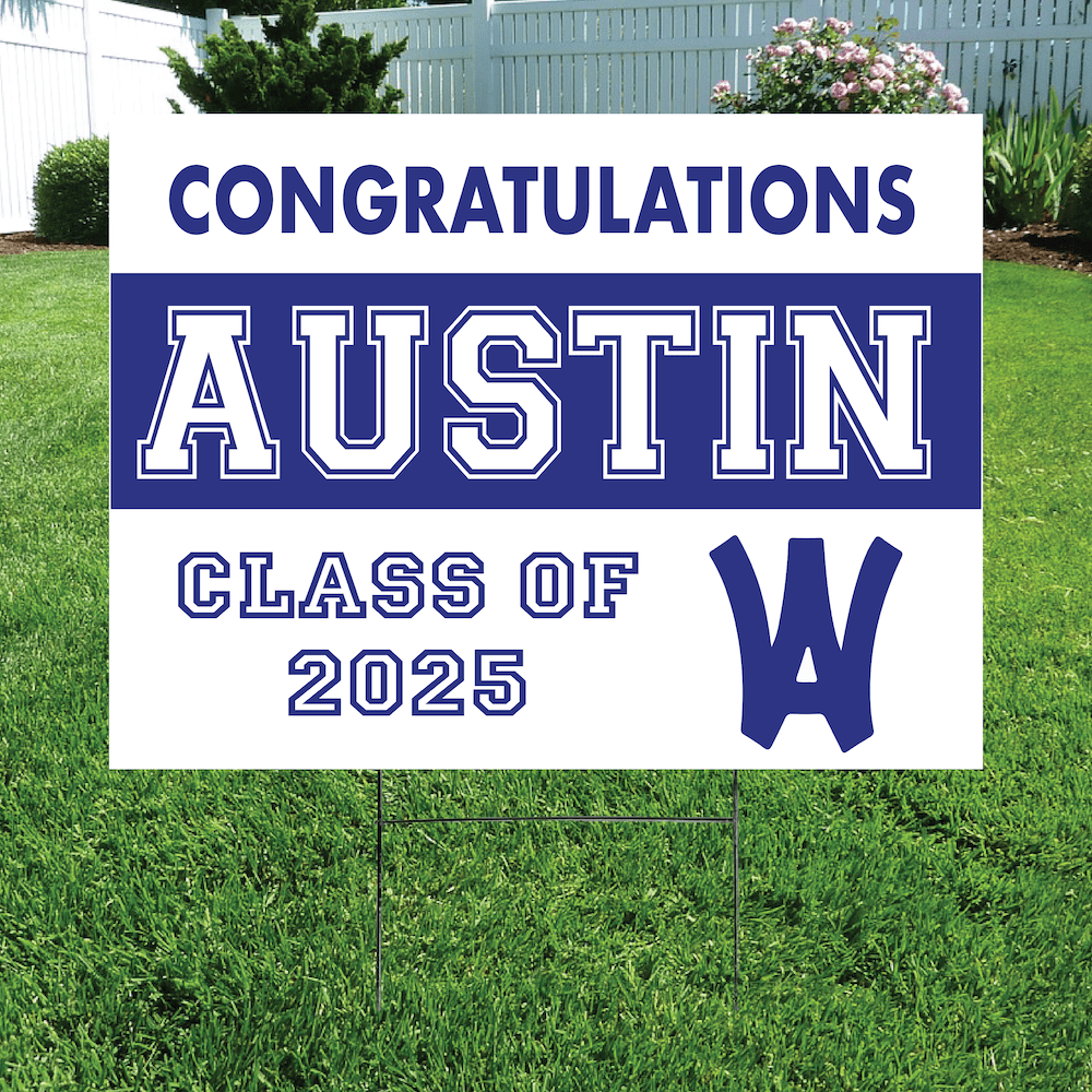 Class of 2025 Wyomissing Senior Yard Signs