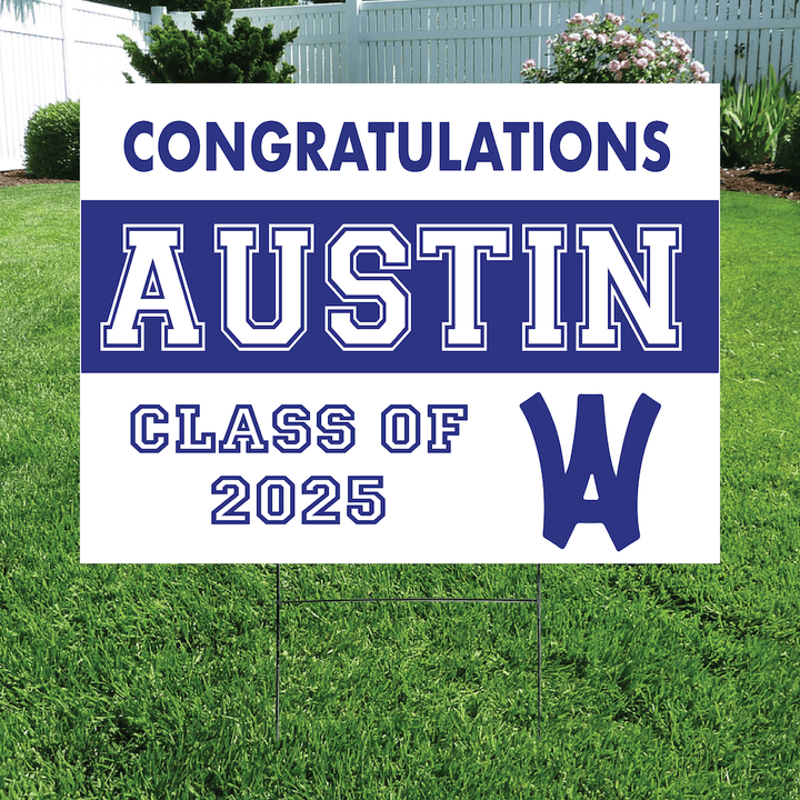 Class of 2025 Wyomissing Senior Yard Signs