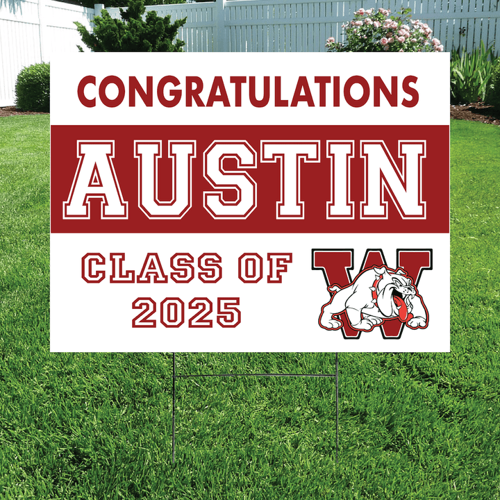 Class of 2025 Wilson Senior Yard Signs