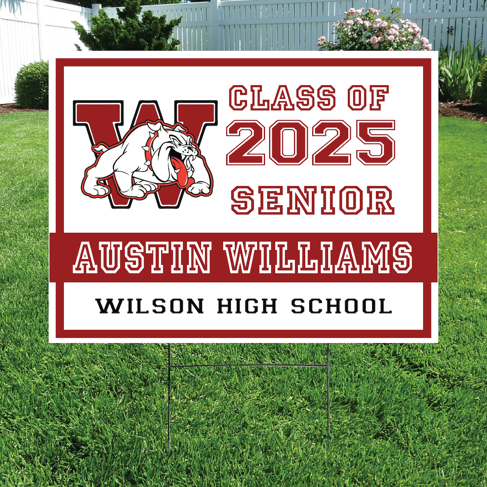 Class of 2025 Wilson Senior Yard Signs