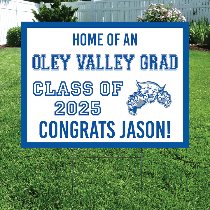 Class of 2025 Oley Valley Graduate Yard Signs