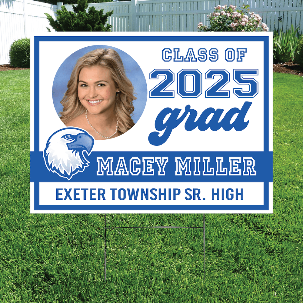 Class of 2025 Exeter Graduate Yard Signs