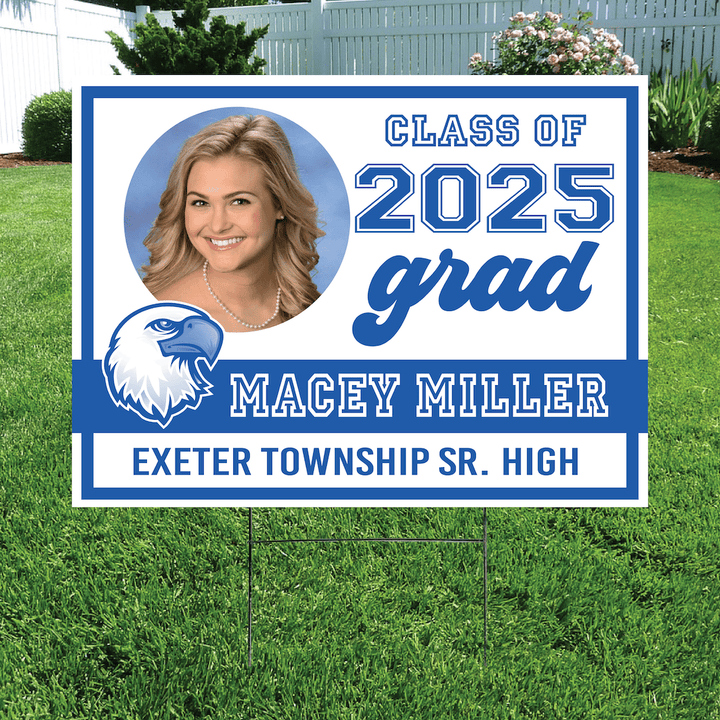 Class of 2025 Exeter Graduate Yard Signs