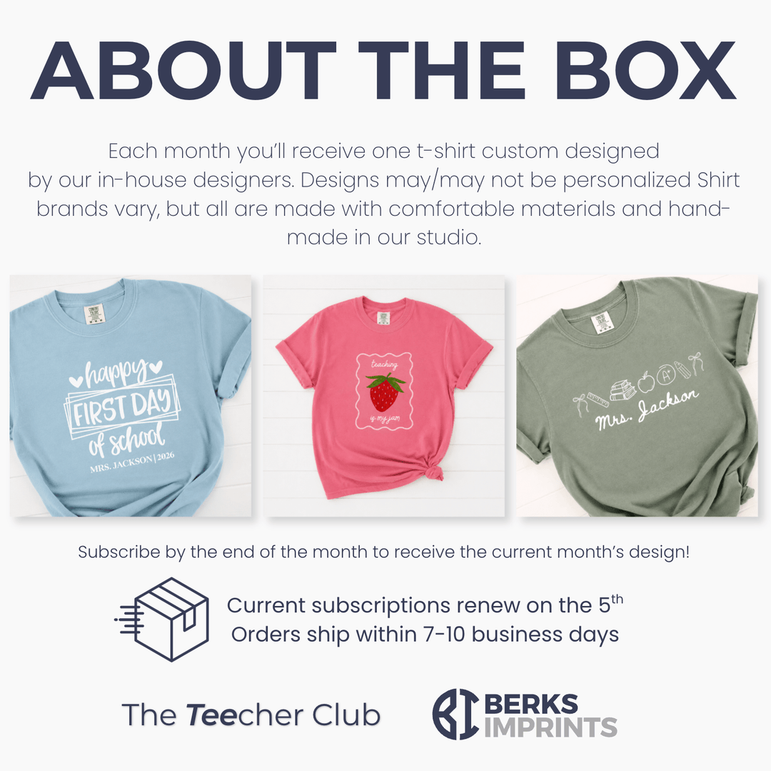The Teecher Club — Monthly Teacher Tee Subscription