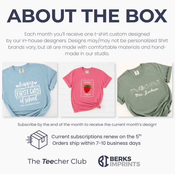 The Teecher Club — Monthly Teacher Tee Subscription