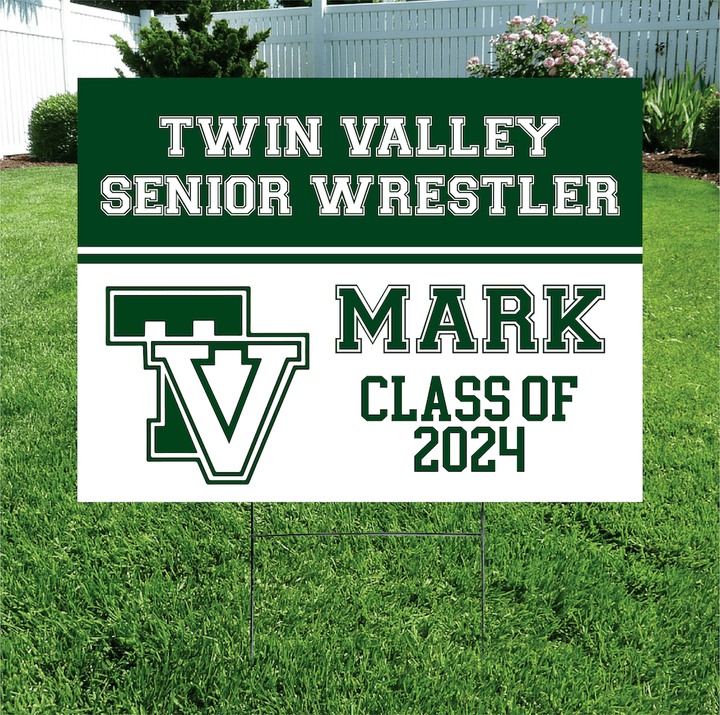 Class of 2024 Senior Yard Signs - Twin Valley Wrestling