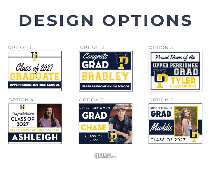 Class of 2027 Upper Perkiomen Graduate Yard Signs