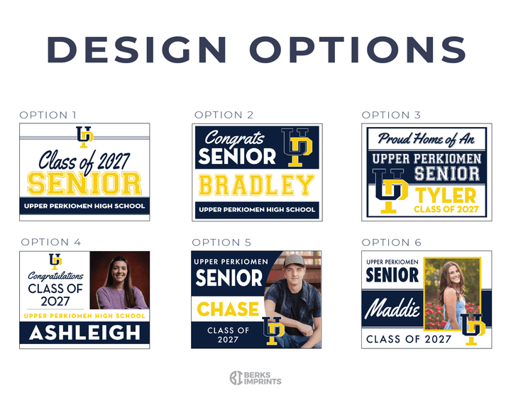 Upper Perkiomen senior yard sign