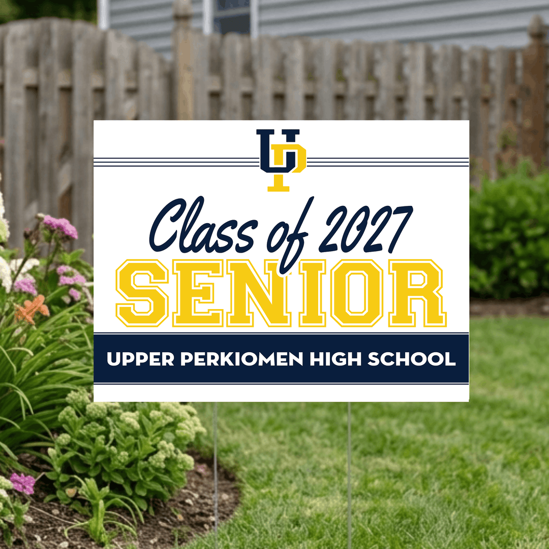 Upper Perkiomen senior yard sign