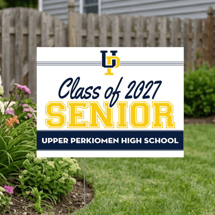 Upper Perkiomen senior yard sign
