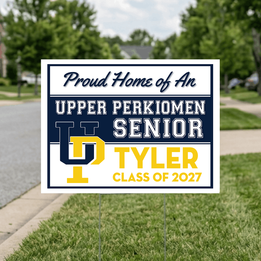 Upper Perkiomen senior yard sign