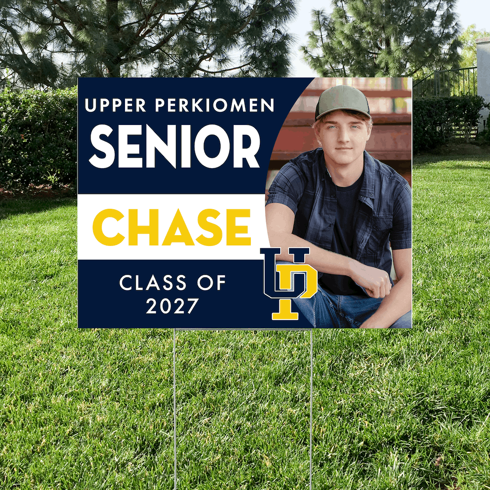 Upper Perkiomen senior yard sign