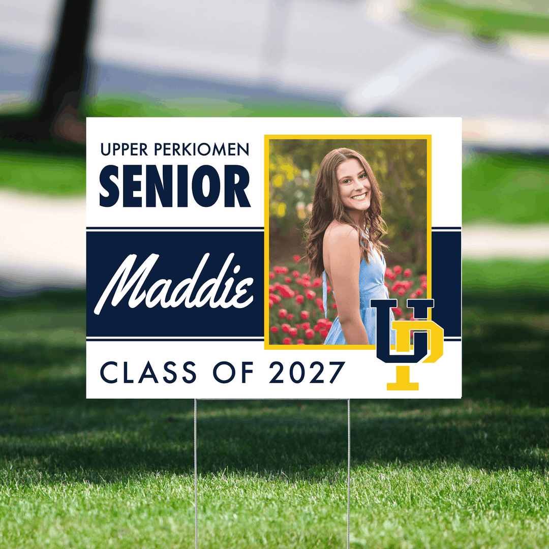 Upper Perkiomen senior yard sign